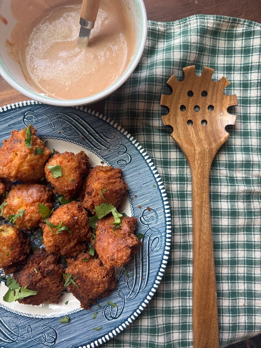 Cheddar Jalapeño Hush Puppies