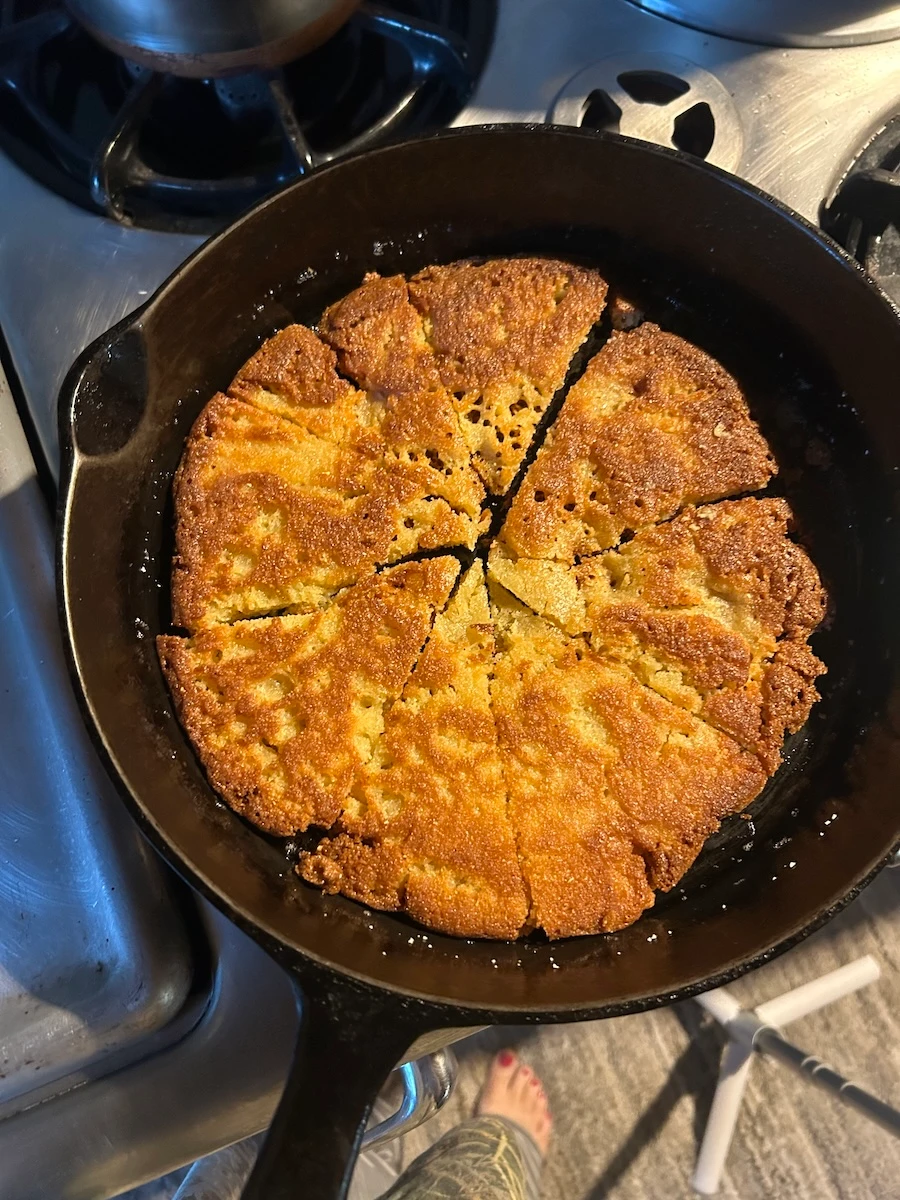 Southern Crispy Cornbread
