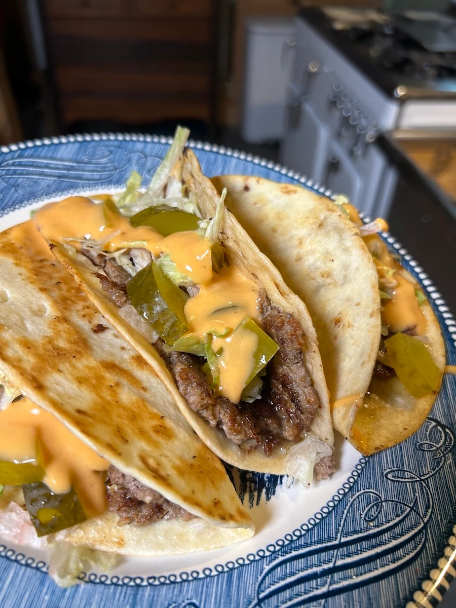 Smash Burger Tacos