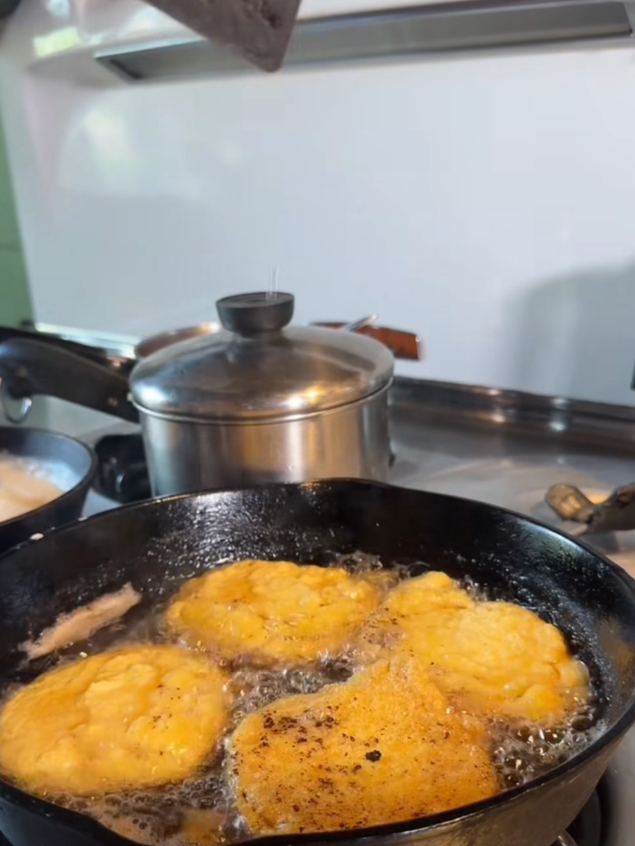 Hot Water Cornbread