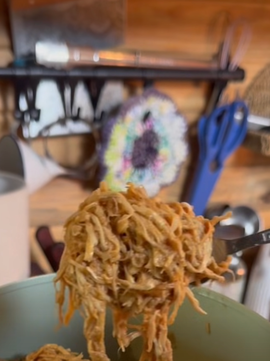 Crockpot Shredded BBQ Chicken